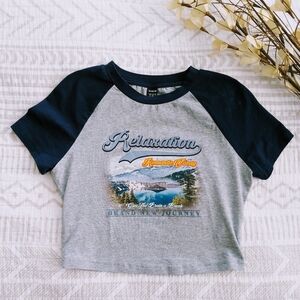 **LAST CALL** SHEIN crop top tee M